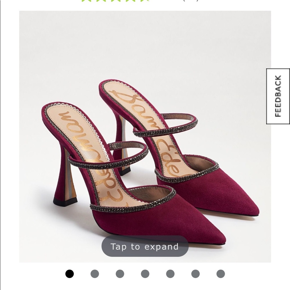 NEW in box! Sam Edelman Aspen Berry Suede Pump